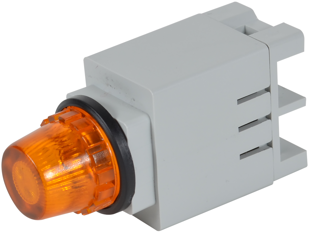 {'_type': 'localeString', 'en': '13mm Indicating Light with Screw Terminal and Amber Flat Lens', 'es': 'Luz indicadora de 13mm con terminal de tornillo y lente plana ámbar'}