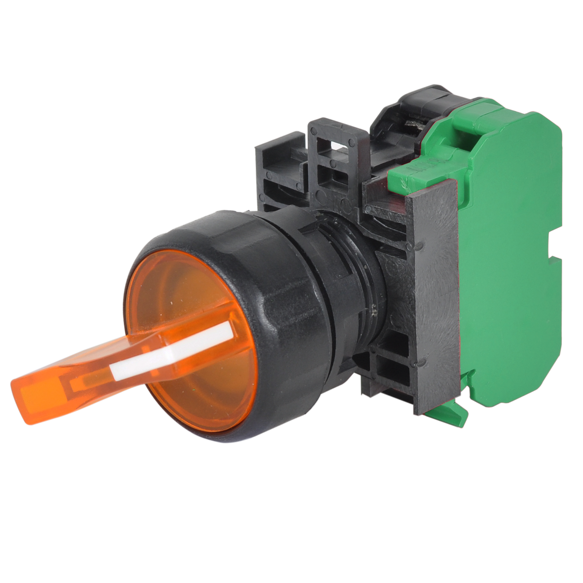{'en': '22mm IEC Illuminated Selector Switch with Amber Lever Handle and N.O. Contact', 'es': '22mm IEC Illuminated Selector Switch with Amber Lever Handle and N.O. Contact', '_type': 'localeString'}