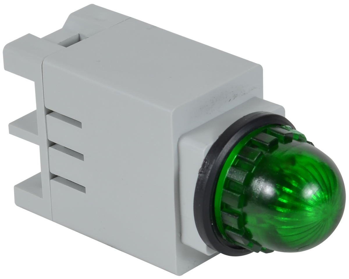 {'_type': 'localeString', 'en': '13mm Indicating Light with Screw Terminal and Green Round Lens', 'es': 'Luz indicadora de 13mm con terminal de tornillo y lente redonda verde'}