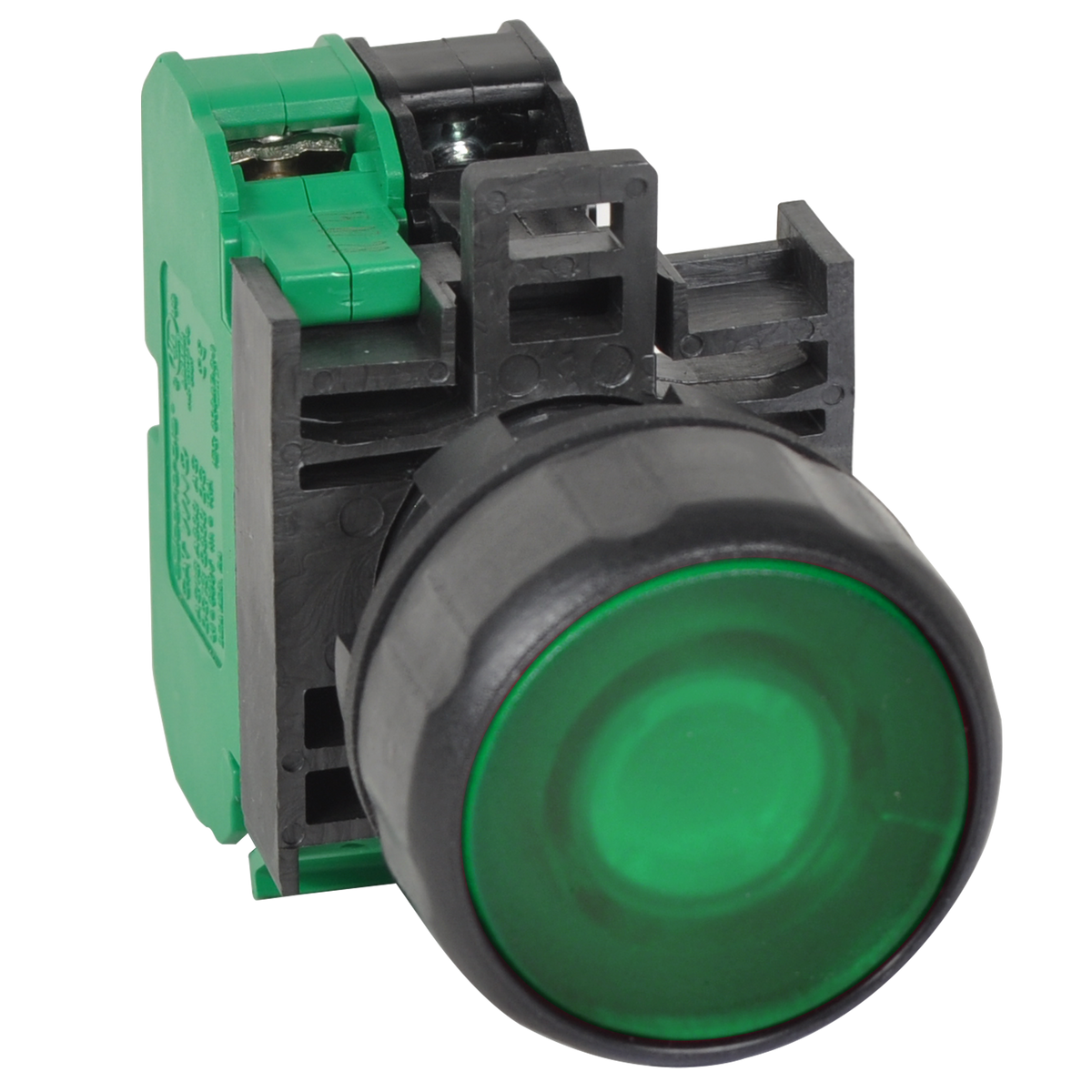 {'_type': 'localeString', 'en': '22mm IEC Illuminated Push Button with Green Flush Lens & NO Contact', 'es': '22mm IEC Illuminated Push Button with Green Flush Lens & NO Contact'}