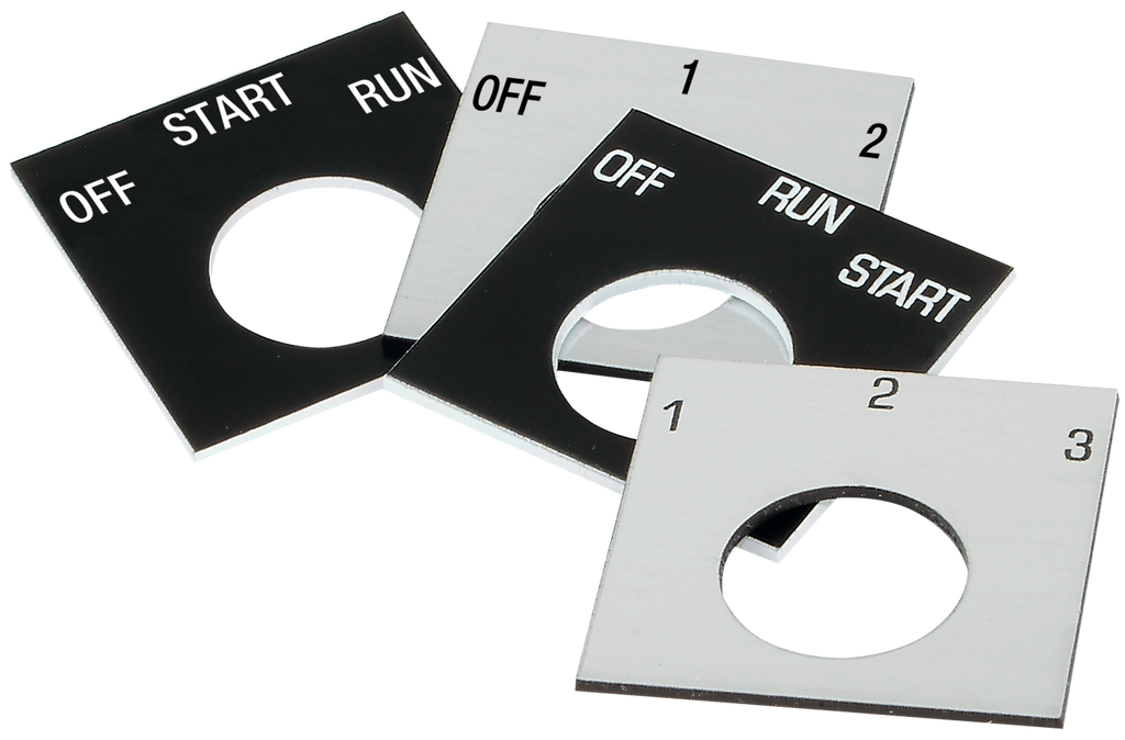 {'en': 'Legend Plates for use with Cam Switch Operators', 'es': 'Legend Plates for use with Cam Switch Operators', '_type': 'localeString'}