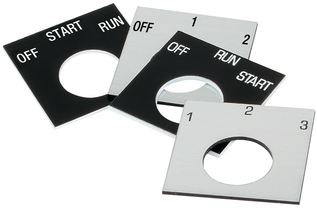 {'en': 'Legend Plates for use with Cam Switch Operators', 'es': 'Legend Plates for use with Cam Switch Operators', '_type': 'localeString'}