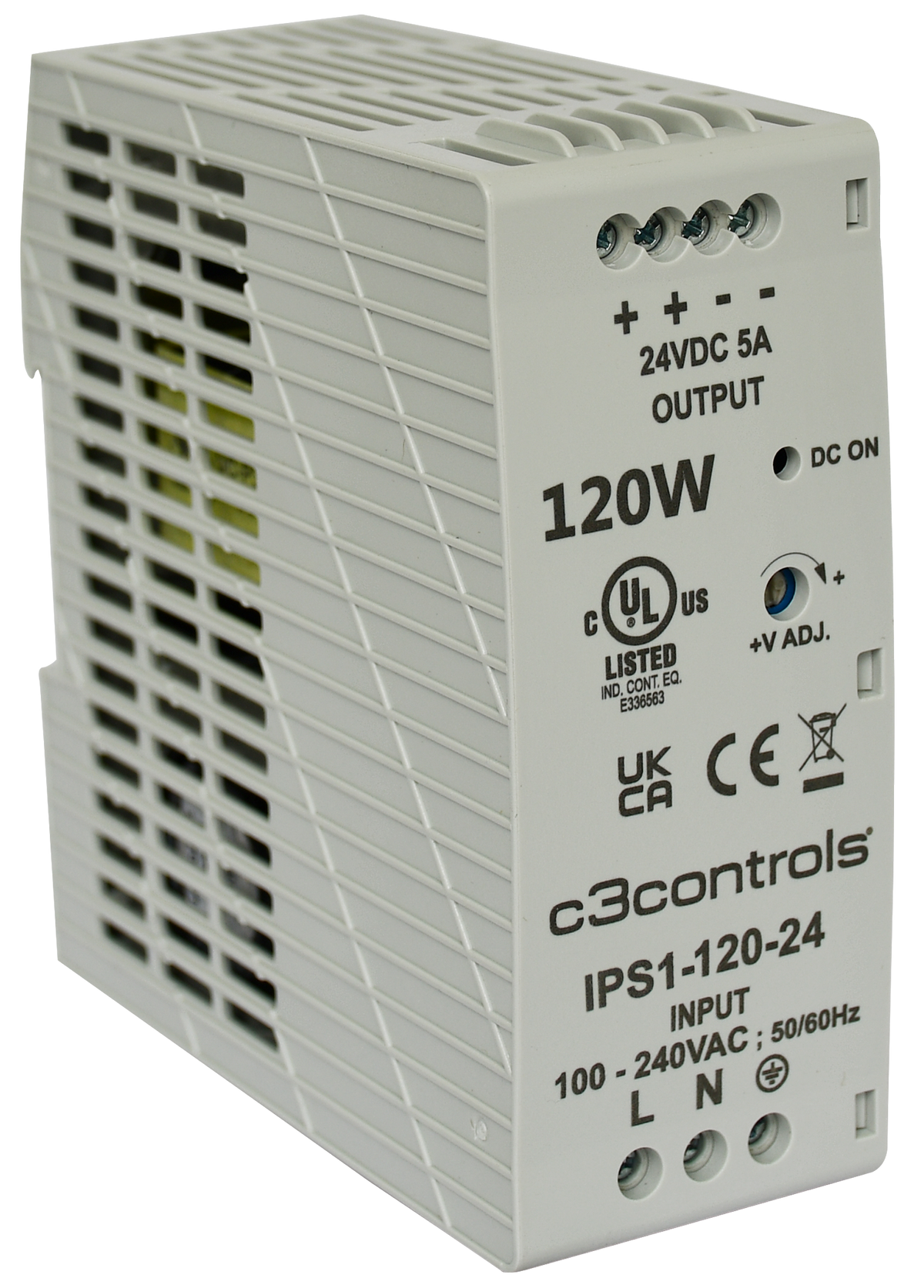{'_type': 'localeString', 'en': 'Industrial Power Supply, 120W, 24V', 'es': 'Industrial Power Supply, 120W, 24V'}