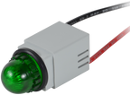 {'_type': 'localeString', 'en': '13mm Indicating Light with Wire Lead and Green Round Lens', 'es': 'Luz indicadora de 13 mm con cable y lente redonda verde'}