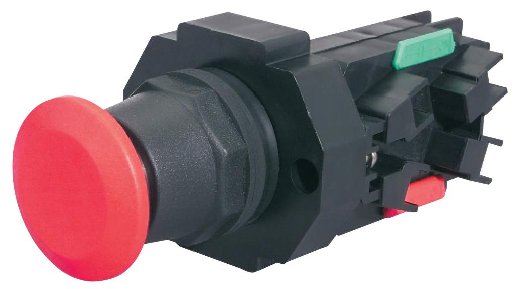 {'en': '30mm Maintained Non-Illuminated 2-Pos. Push Button with Red Mushroom Cap and Hermetically Sealed Contact', 'es': '30mm Maintained Non-Illuminated 2-Pos. Push Button with Red Mushroom Cap and Hermetically Sealed Contact', '_type': 'localeString'}