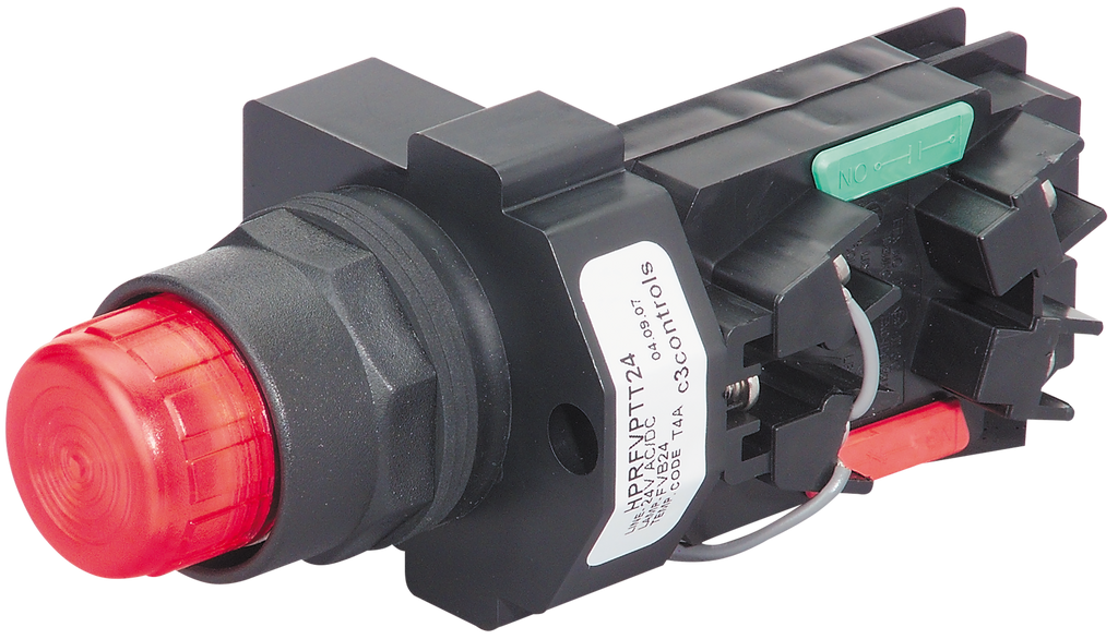 {'en': '30mm PTT Pilot Light with Red Push Button Lens and Hermetically Sealed Contacts Wired', 'es': '30mm PTT Pilot Light with Red Push Button Lens and Hermetically Sealed Contacts Wired', '_type': 'localeString'}