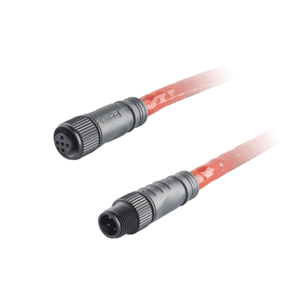 Double-Ended Cordset,with fiberglass coating