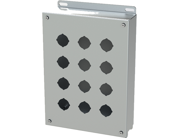 Pushbutton Enclosures and Hinged Pushbutton Enclosures (304 and 316 Stainless Steel)
