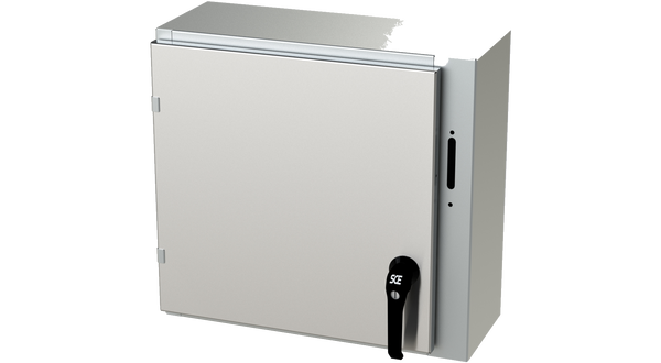 Enviroline Series Single-Door Enclosures for Flange-Mounted Disconnects with SCE Door Hardware (304 and 316 Stainless Steel)