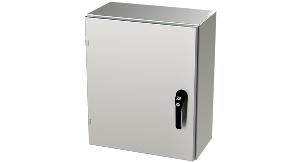 Enviroline Series Single-Door Enclosures With 3 Point Hardware (304 and 316 Stainless Steel)