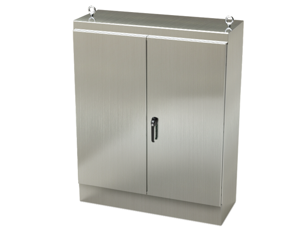 Free-Standing Two-Door Enclosures (Stainless Steel)