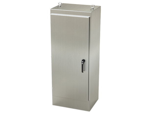 Enviroline Series Free-Standing Single-Door Enclosures (304 and 316 Stainless Steel)