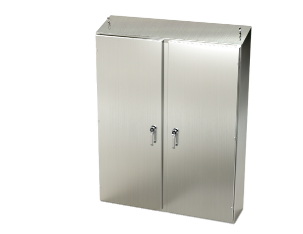 Enviroline Series Sloping Top Two-Door Enclosure (Stainless Steel)