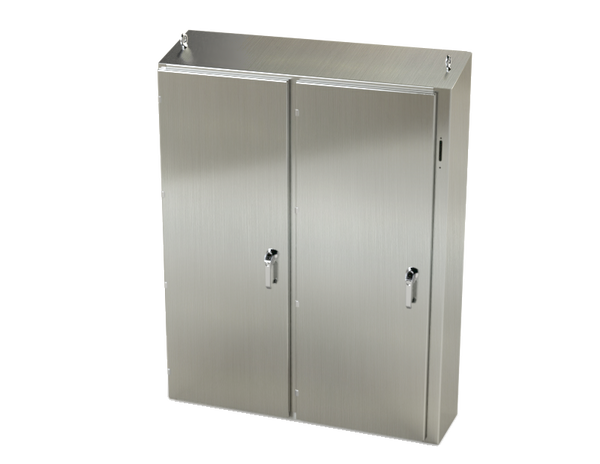 Enviroline Series Sloping Top Two-Door Enclosures for Flange Mounted Disconnects (Stainless Steel)