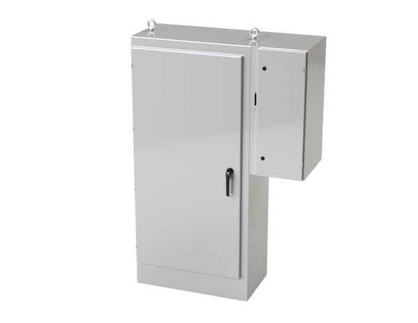 Heavy Duty Free-Standing Enclosures with External Disconnect Enclosure Installed (One, Two, Three and  Multi-Door Enclosures)