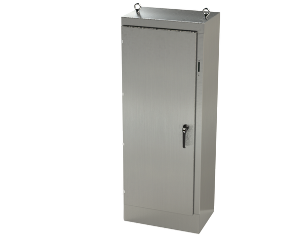 Heavy Duty Free-Standing Enclosures for Flange Mounted Disconnects One through Six Door Enclosures (Stainless Steel)