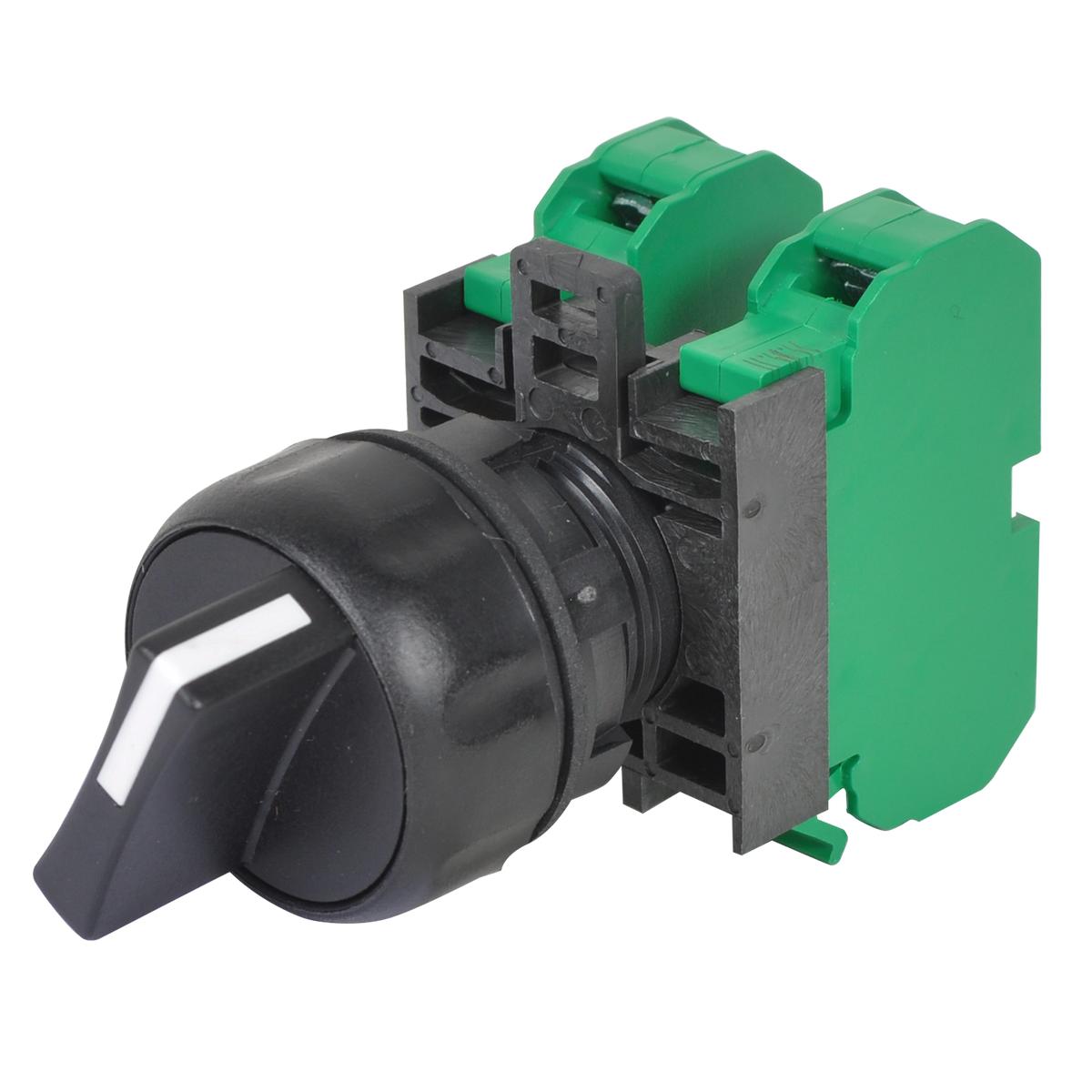 {'_type': 'localeString', 'en': '22mm IEC Non-Illuminated Selector Switch with White Standard Handle and 2N.O. Contacts', 'es': '22mm IEC Non-Illuminated Selector Switch with White Standard Handle and 2N.O. Contacts'}