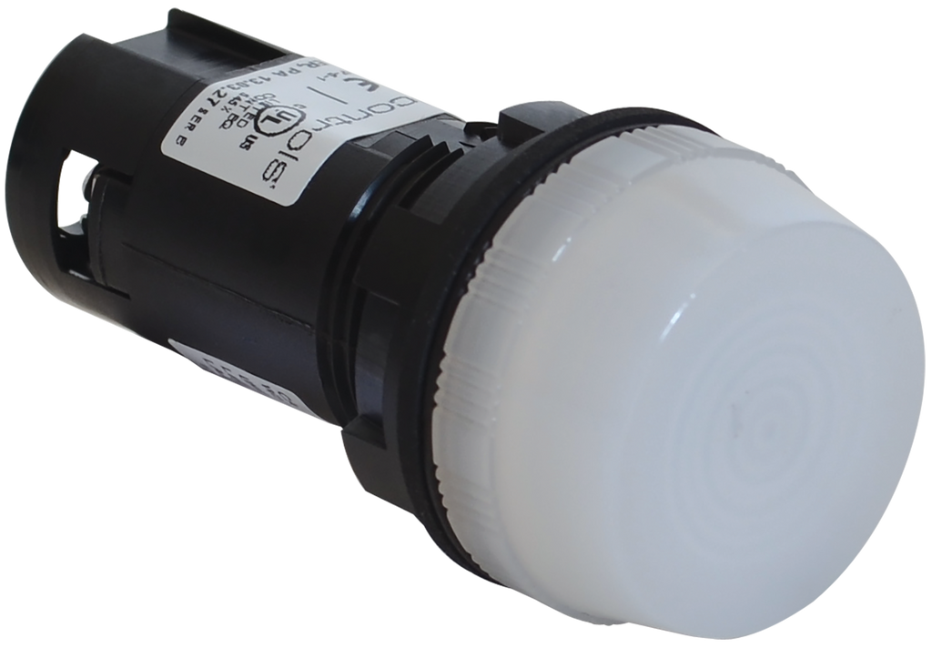 {'en': '22mm IEC Unibody Pilot Light (Relampable) with White Extended Lens', 'es': '22mm IEC Unibody Pilot Light (Relampable) with White Extended Lens', '_type': 'localeString'}