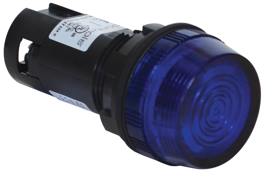 {'_type': 'localeString', 'en': '22mm IEC Unibody Pilot Light (Relampable) with Blue Extended Lens', 'es': '22mm IEC Unibody Pilot Light (Relampable) with Blue Extended Lens'}