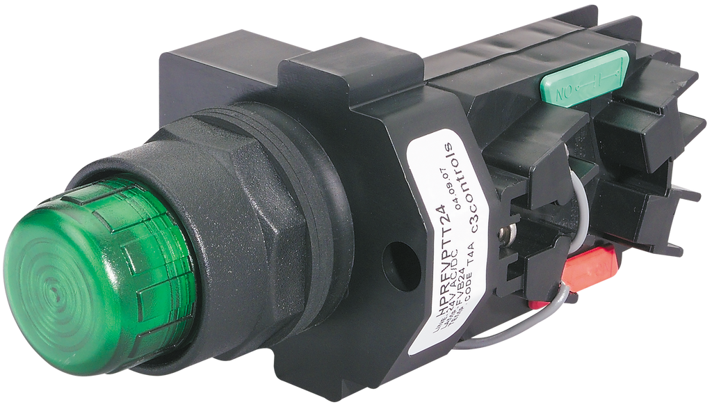 {'en': '30mm PTT Pilot Light with Green Push Button Lens and Hermetically Sealed Contacts Wired', 'es': '30mm PTT Pilot Light with Green Push Button Lens and Hermetically Sealed Contacts Wired', '_type': 'localeString'}