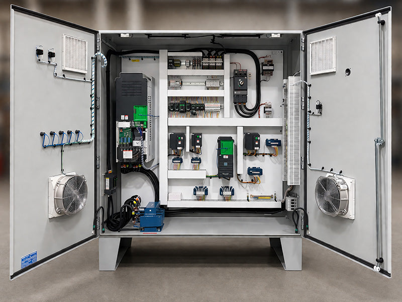 250 MCM custom VFD control panel