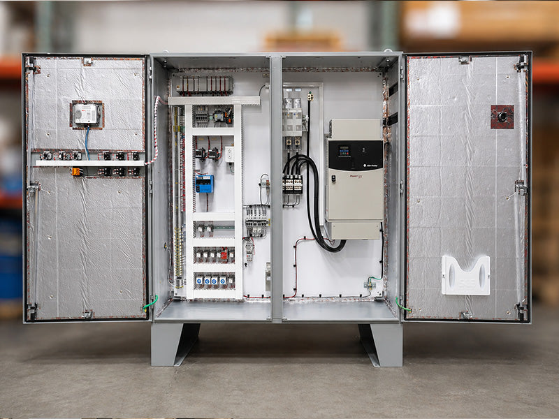 400A custom VFD drive panel