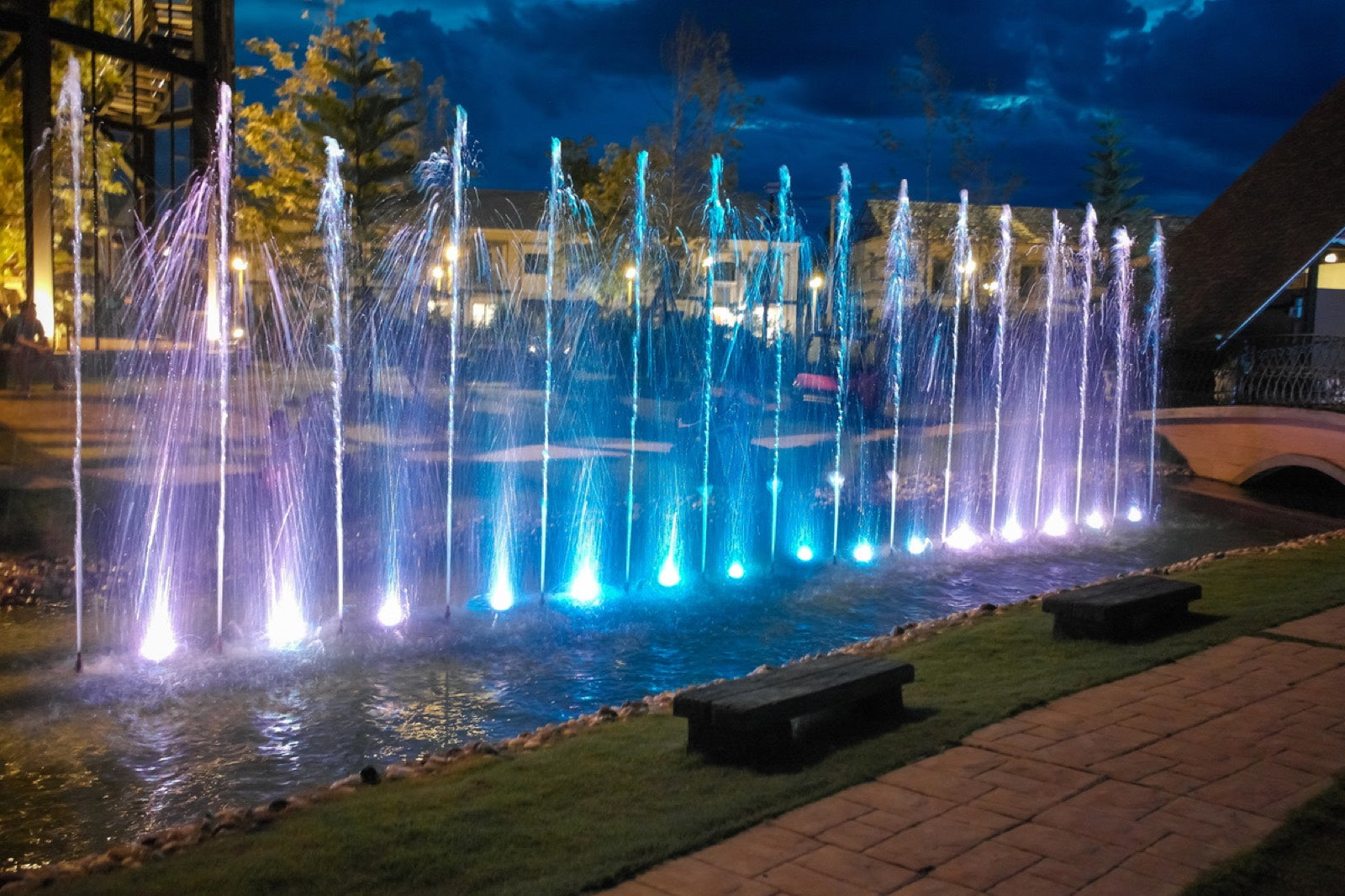 PowerAire custom fountain automation installation